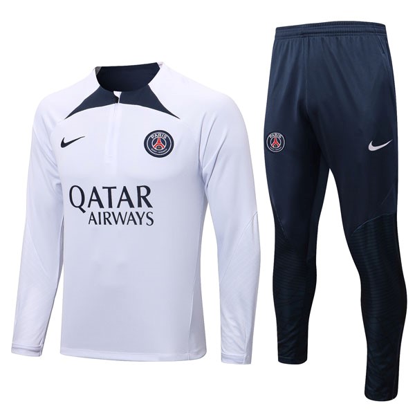 Sudadera De Training PSG 2022-23 Blanco Azul